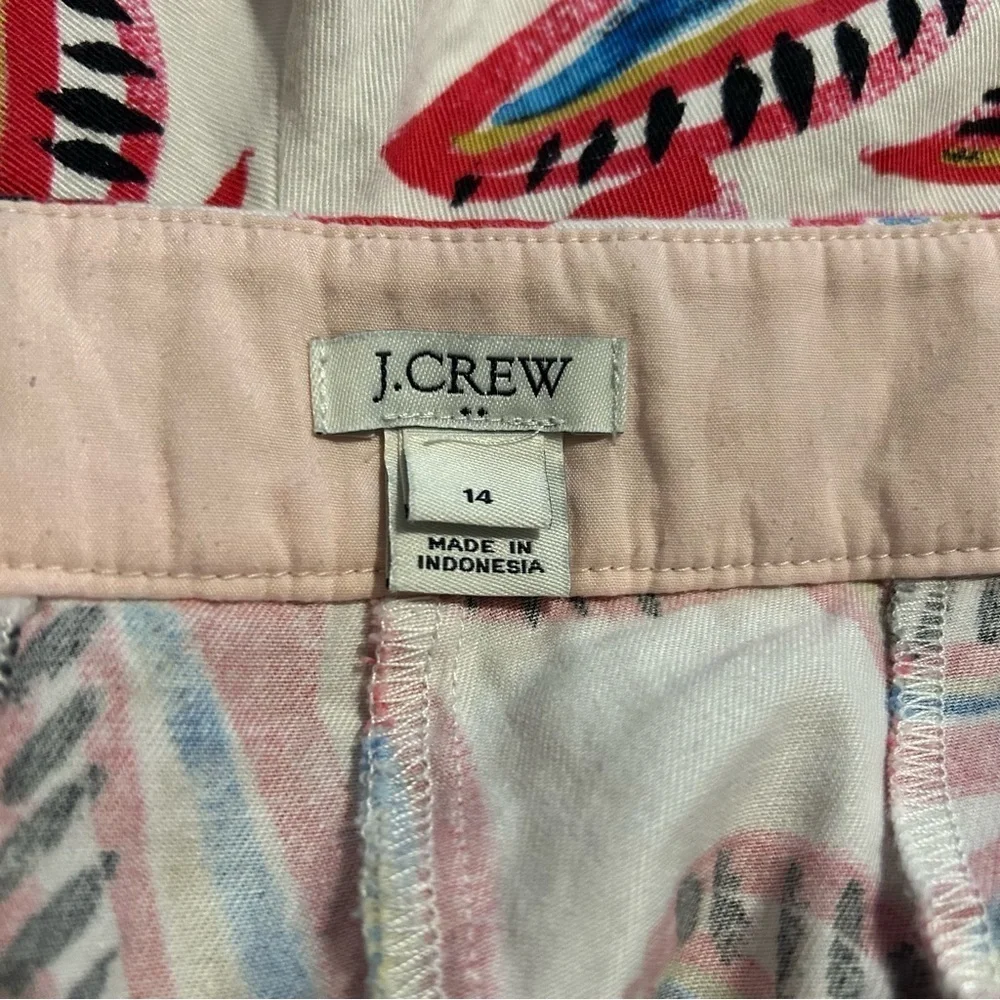 J. CREW Bold Floral Print Shorts